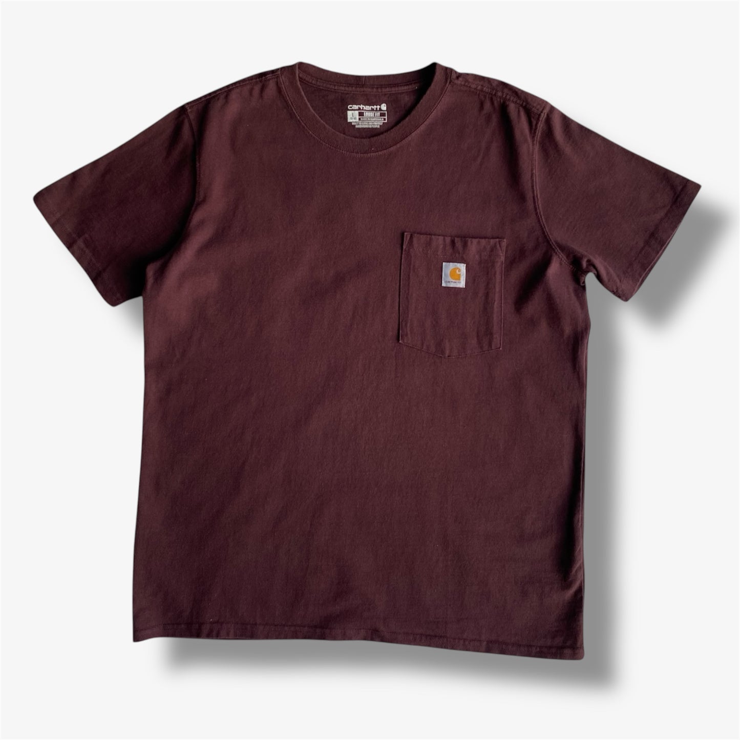 Carhartt Pocket T-Shirt - Burgundy