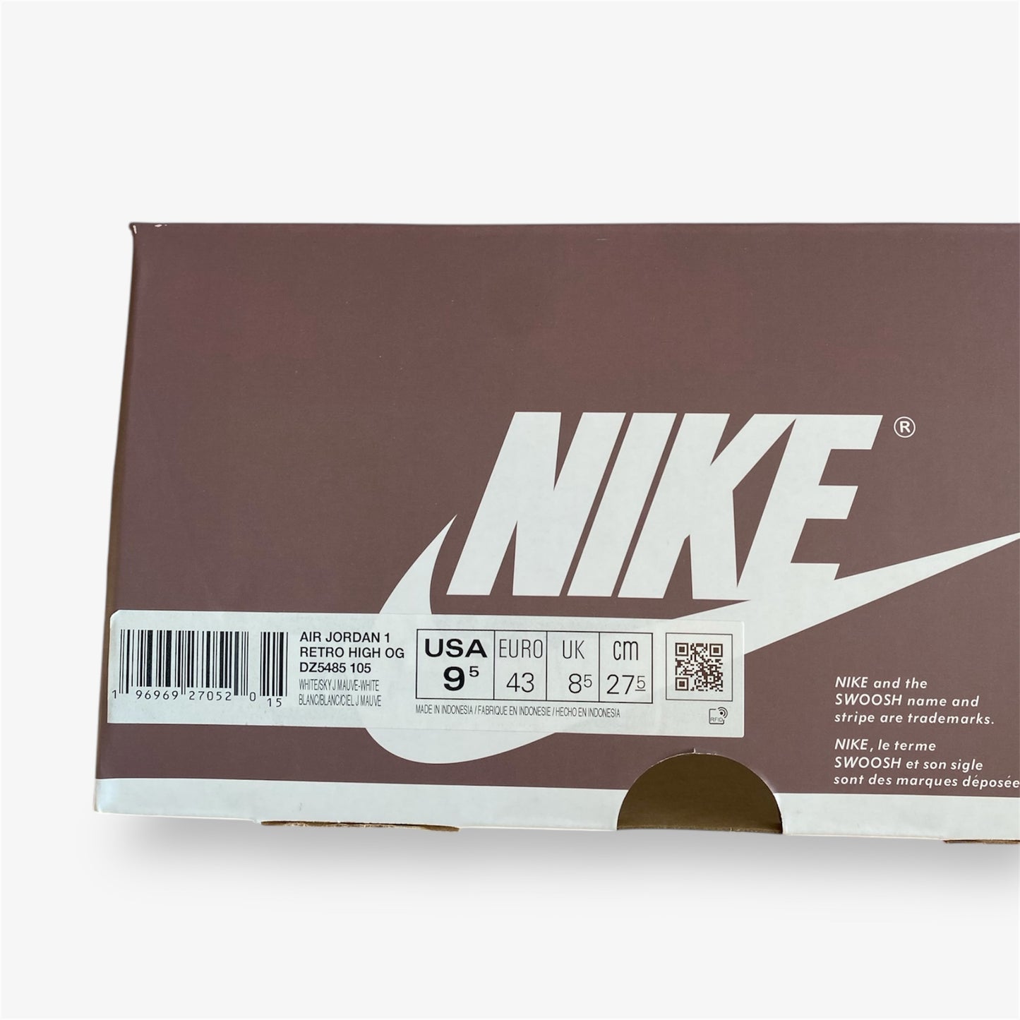 Air Jordan 1 Retro High OG - White/Sky J Mauve-White