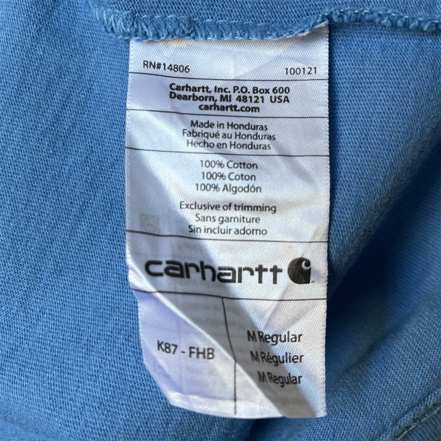 Carhartt Pocket T-Shirt - Blue