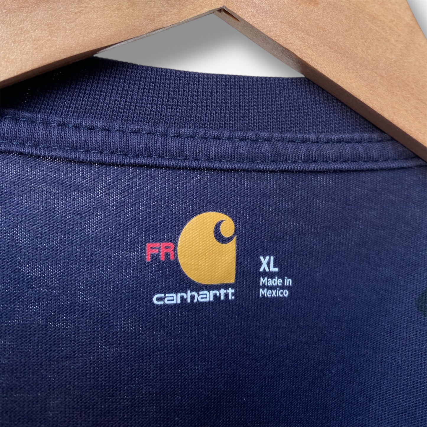 Carhartt Force Long Sleeve Pocket T-Shirt - Navy