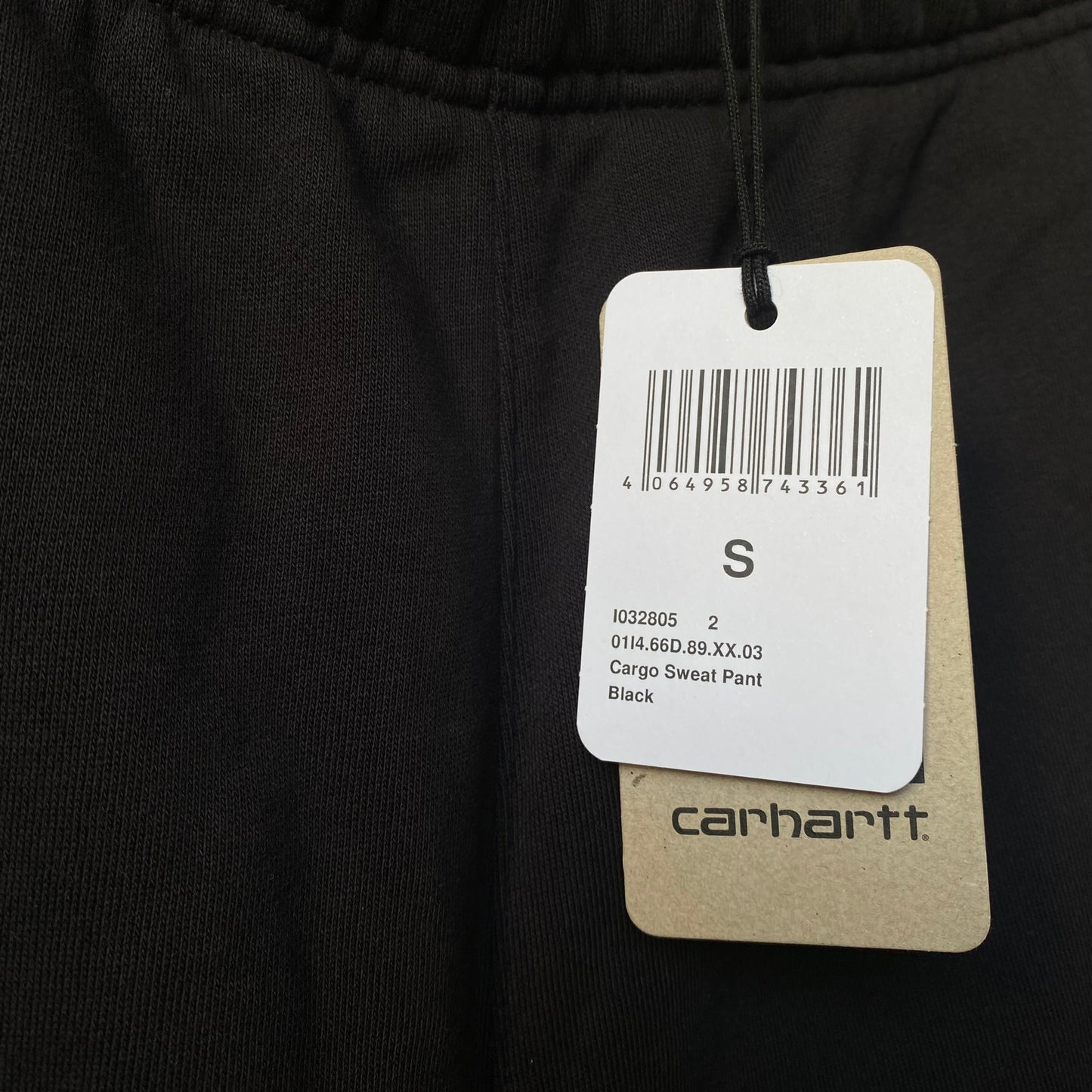 Carhartt Cargo Sweat Pant Black
