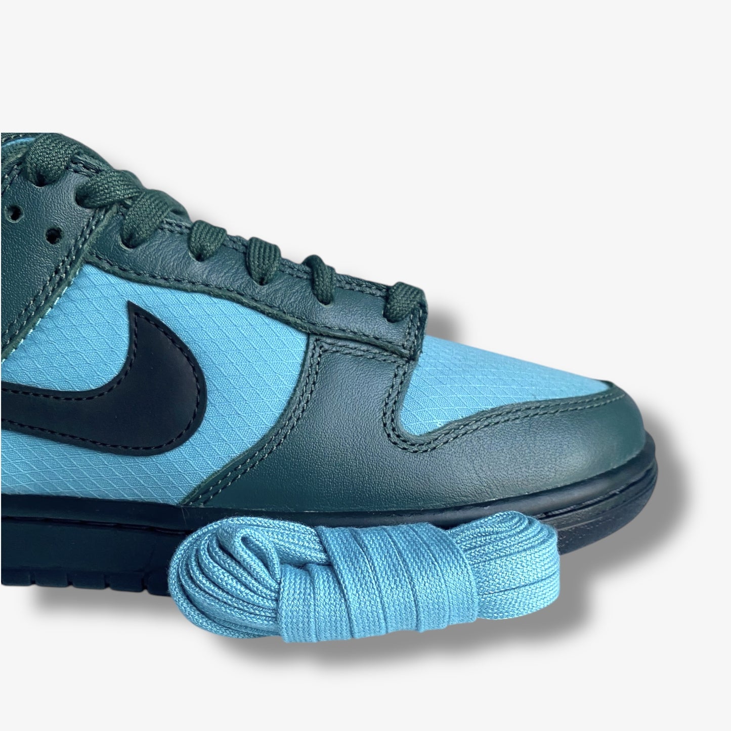 Nike Dunk Low Vintage Green/Black-Denim Turq
