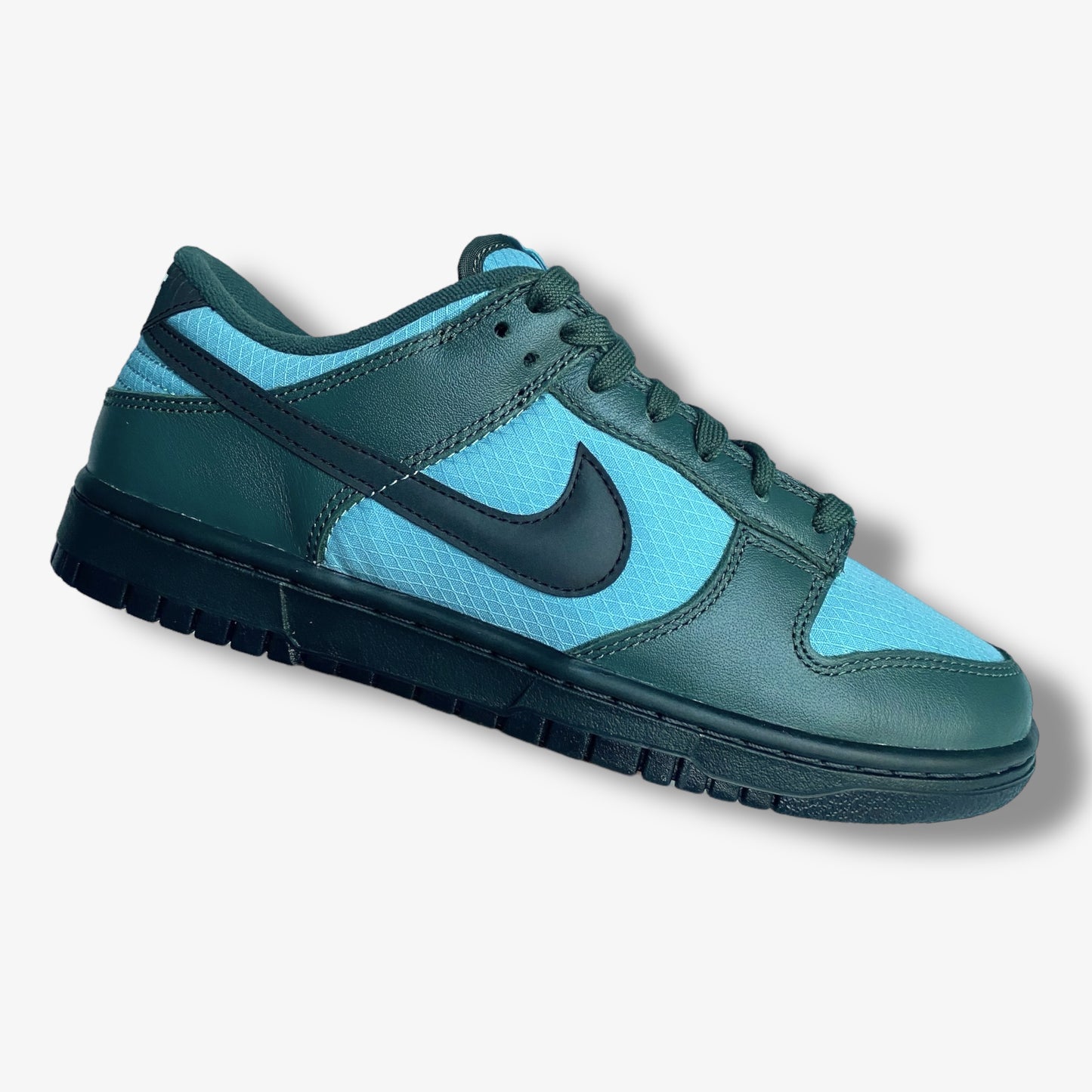 Nike Dunk Low Vintage Green/Black-Denim Turq