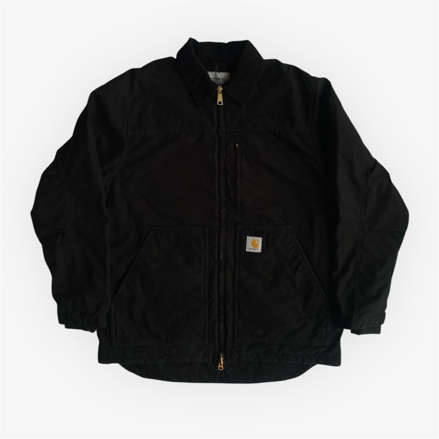 Carhartt Arlington Coat - Black Heavy Stone Wash