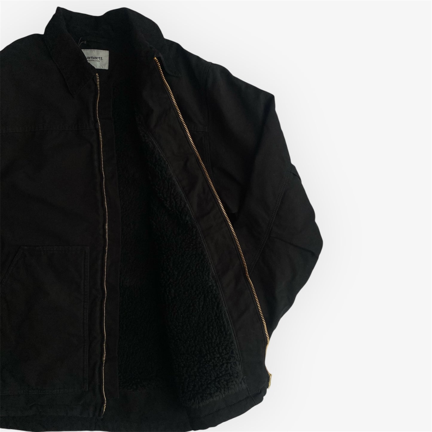 Carhartt Arlington Coat - Black Heavy Stone Wash