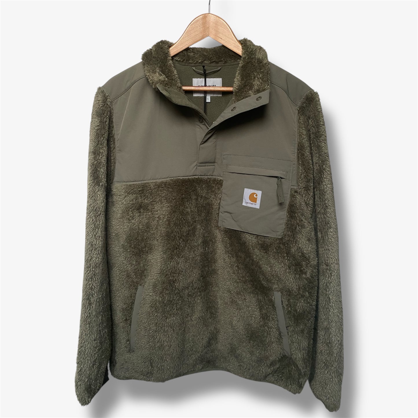 Carhartt Jakson Half Snap Sweat - Seaweed