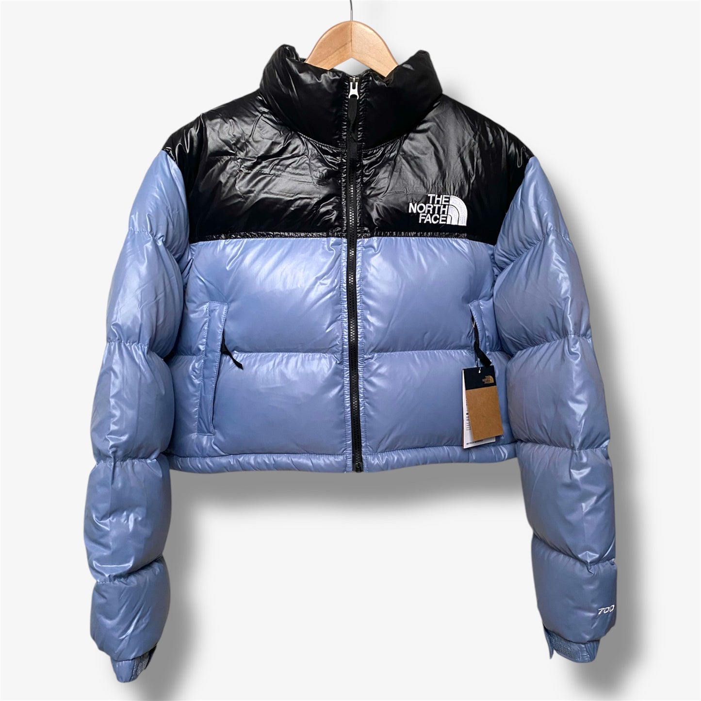 The North Face Women's Nuptse Short Jacket - folk blue