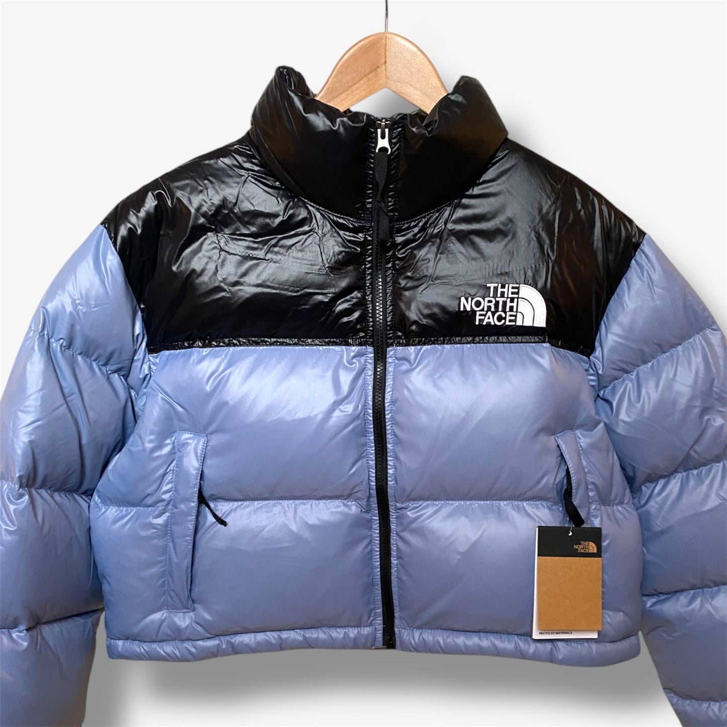 The North Face Women's Nuptse Short Jacket - folk blue