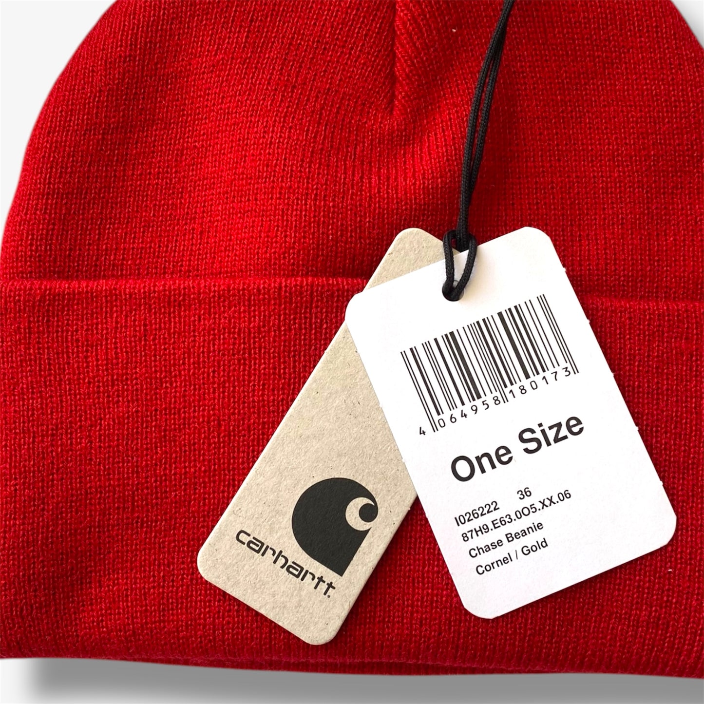 Carhartt Chase Beanie - cornel/gold