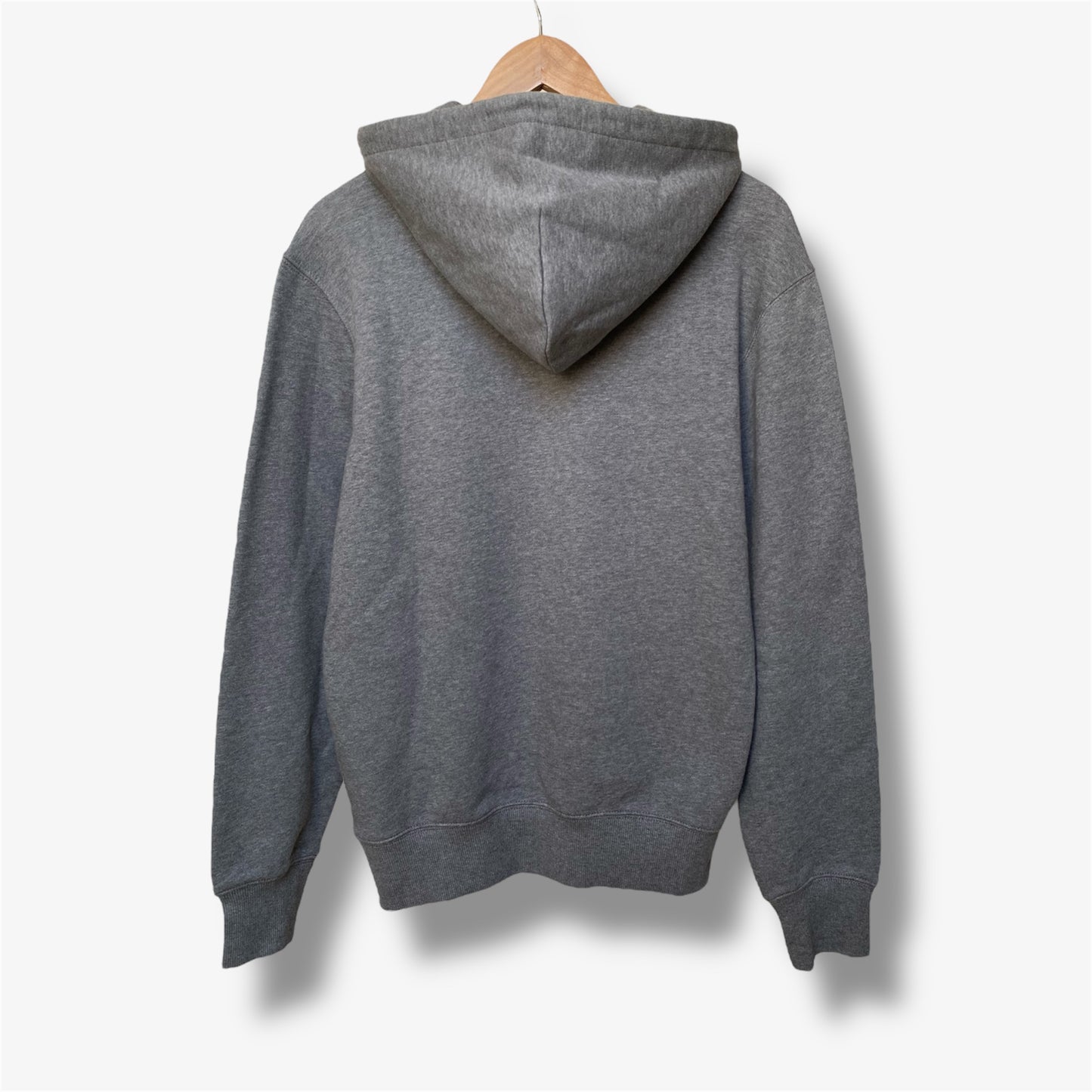 Carhartt Hooded Script Sweat - Dark Grey Heather/Wax