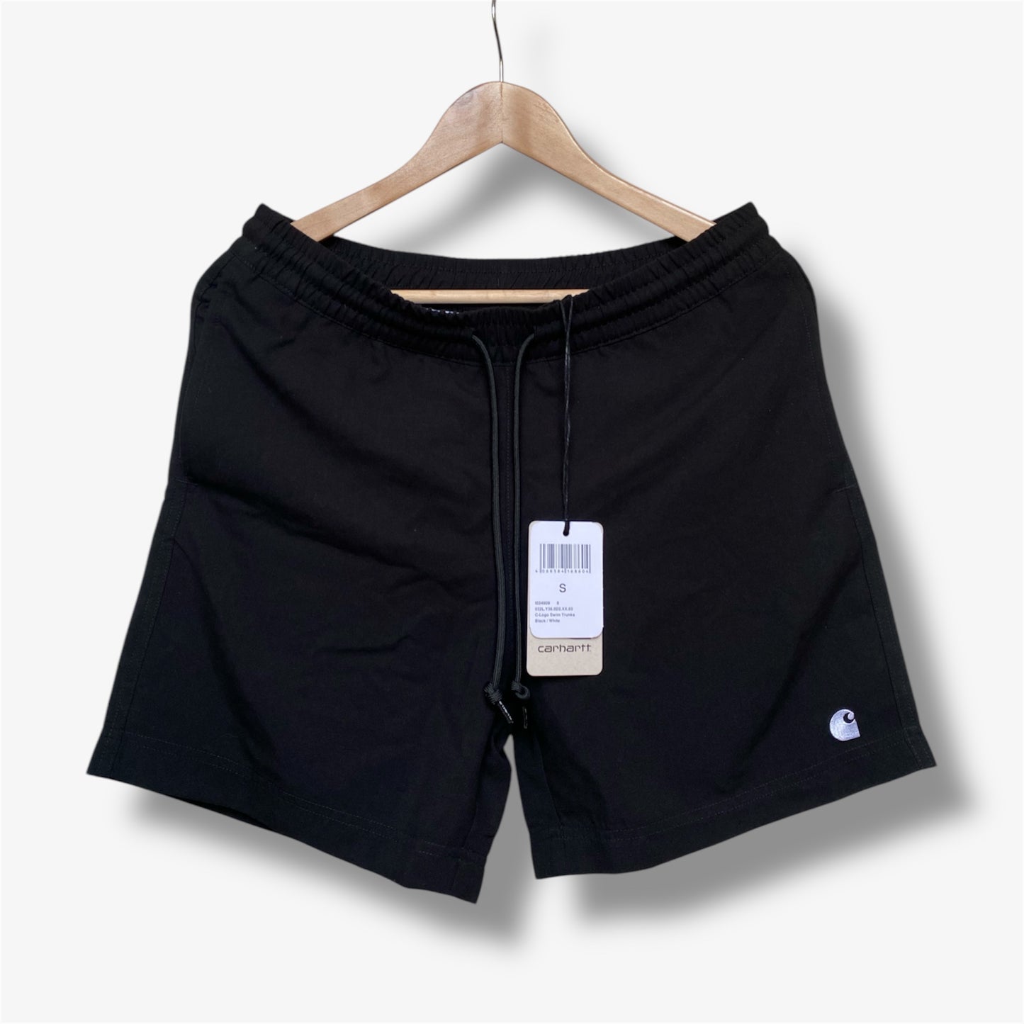 Carhartt C-Logo Swim Trunks - black/white