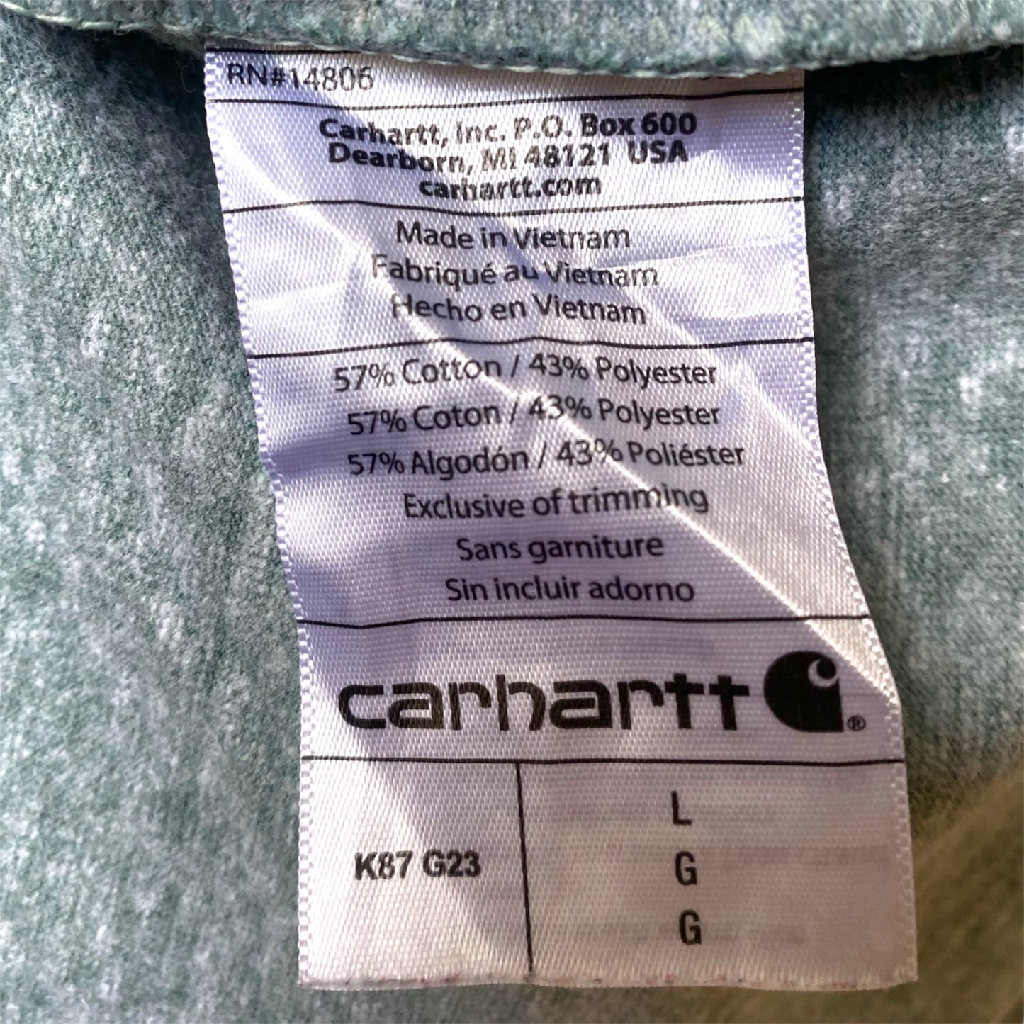 Carhartt Pocket T-Shirt - Green