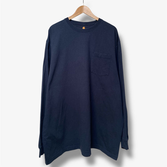 Carhartt Long Sleeve T-Shirt -  Navy