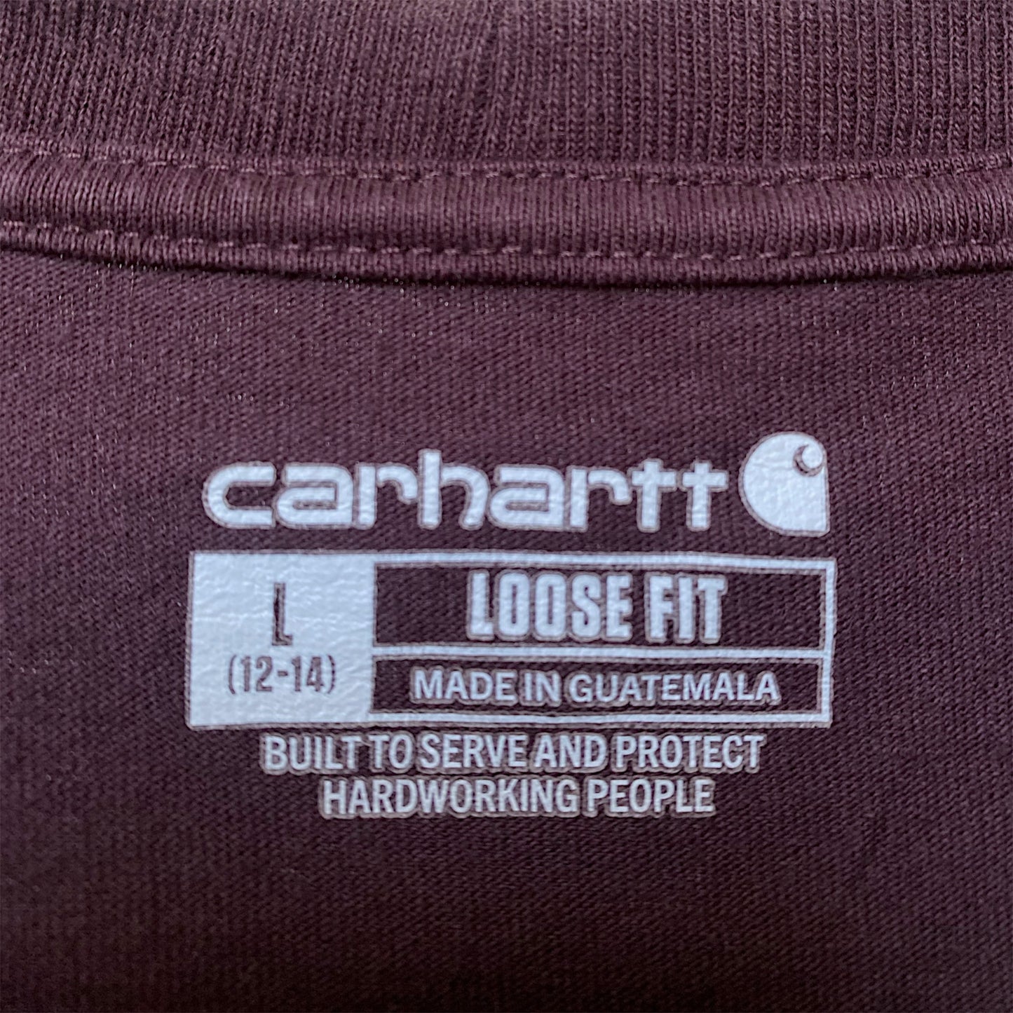 Carhartt Pocket T-Shirt - Burgundy