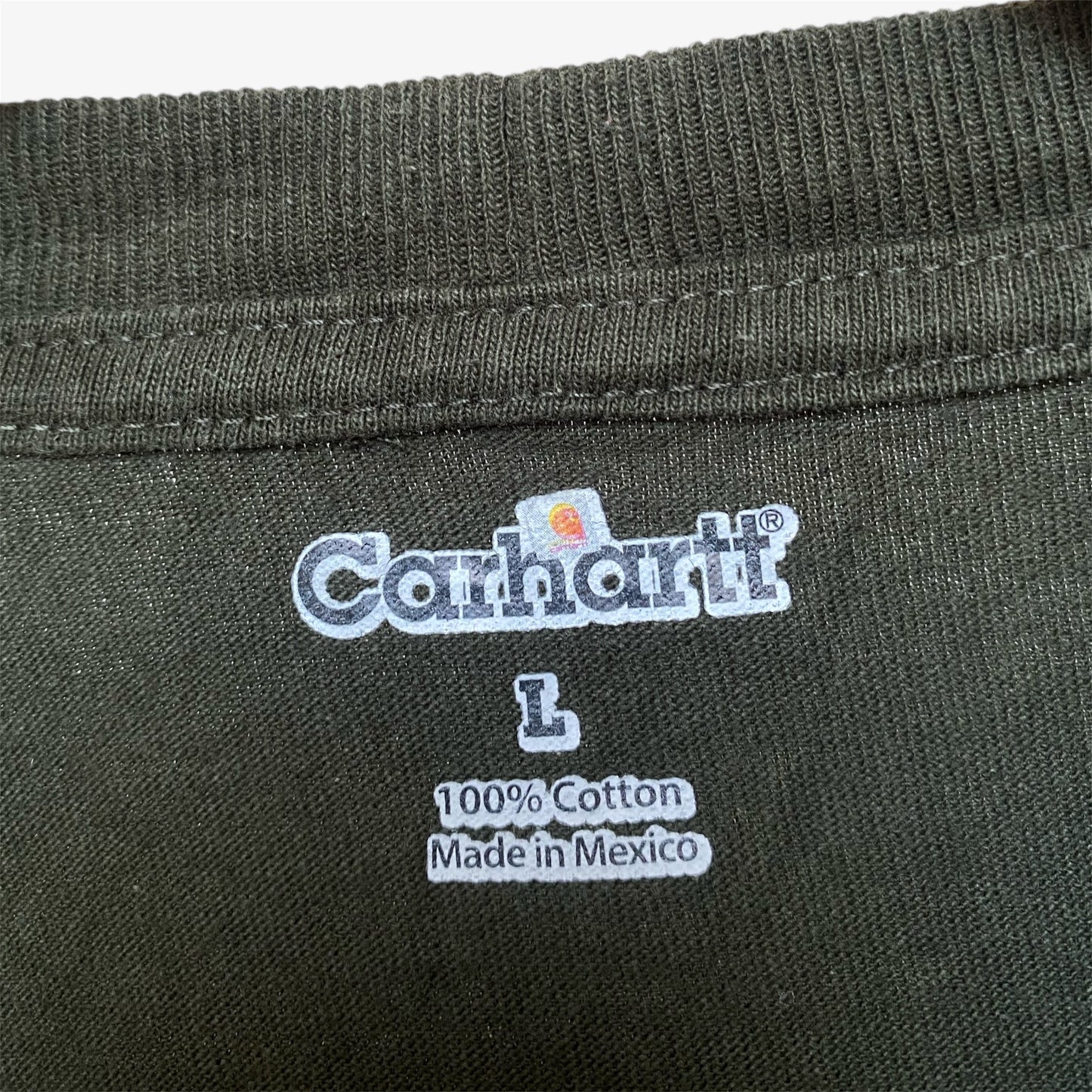 Carhartt Long Sleeve Pocket T-Shirt - Dark Green