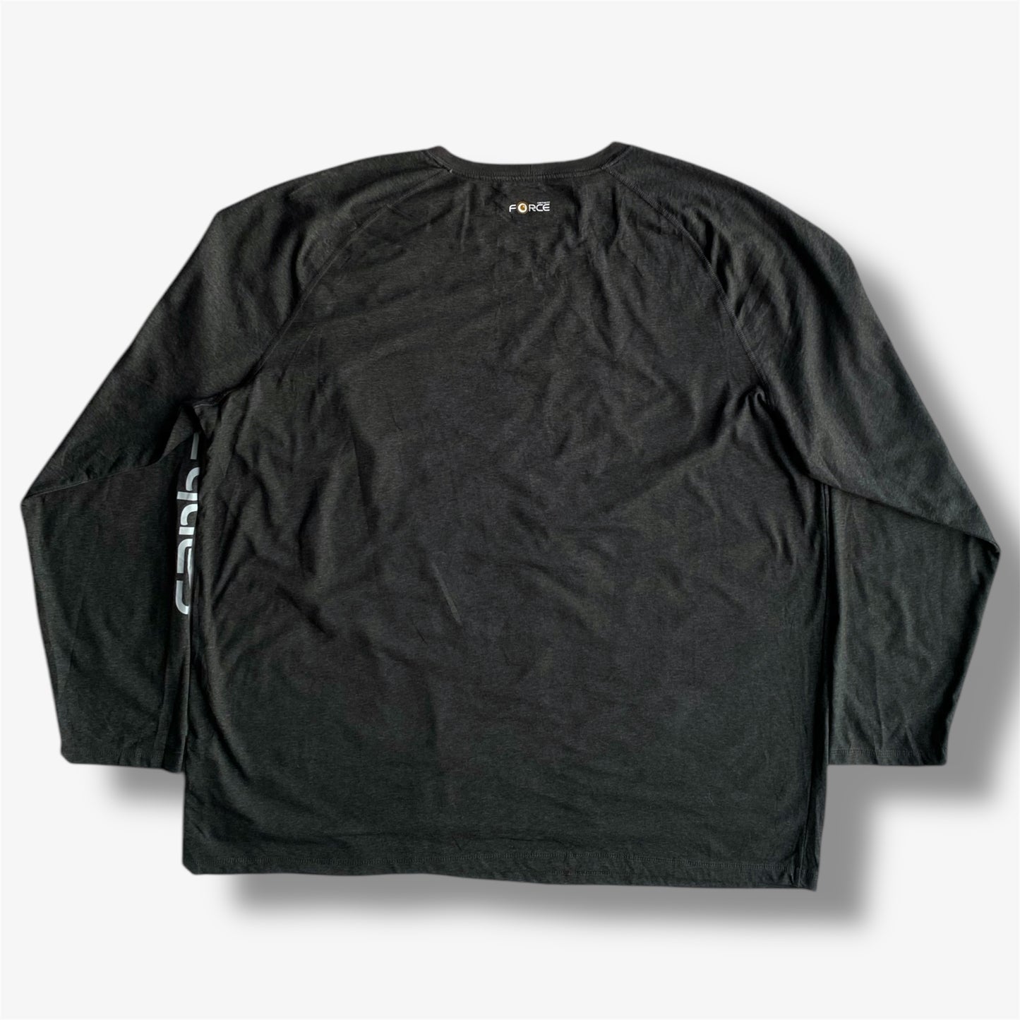 Carhartt Force Long Sleeve T-Shirt - Logo on the sleeve - Grey