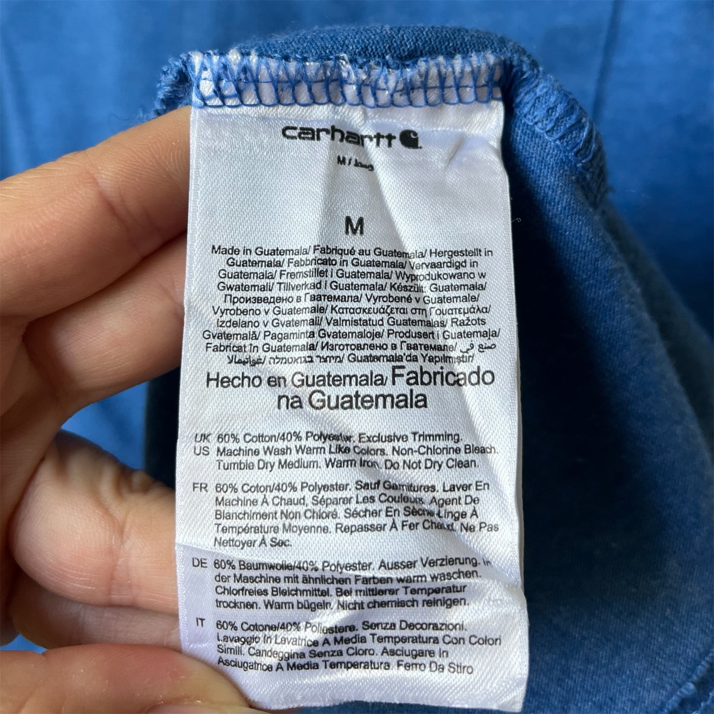 Carhartt Pocket T-Shirt - Blue