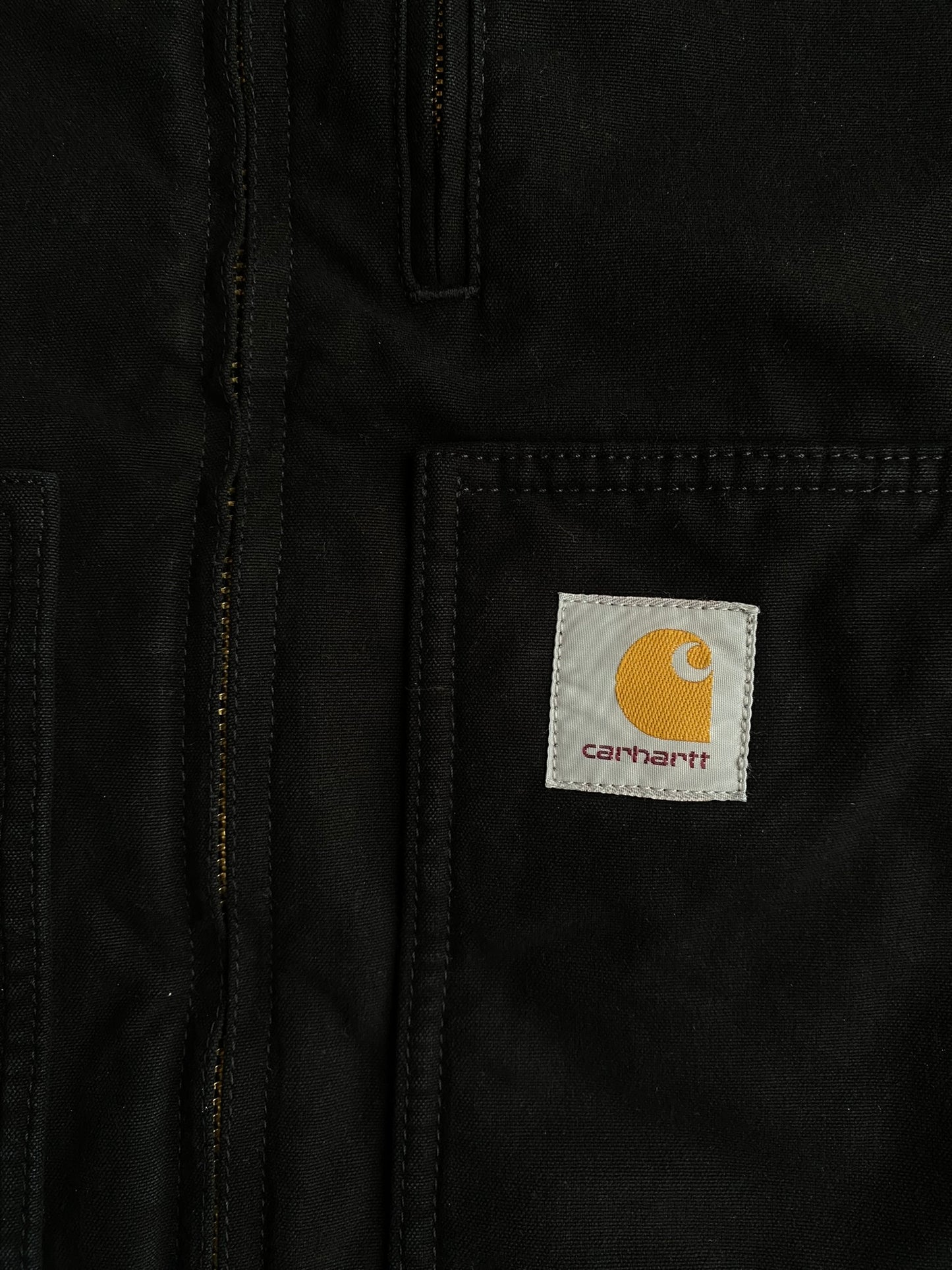 Carhartt Arlington Coat - Black Heavy Stone Wash